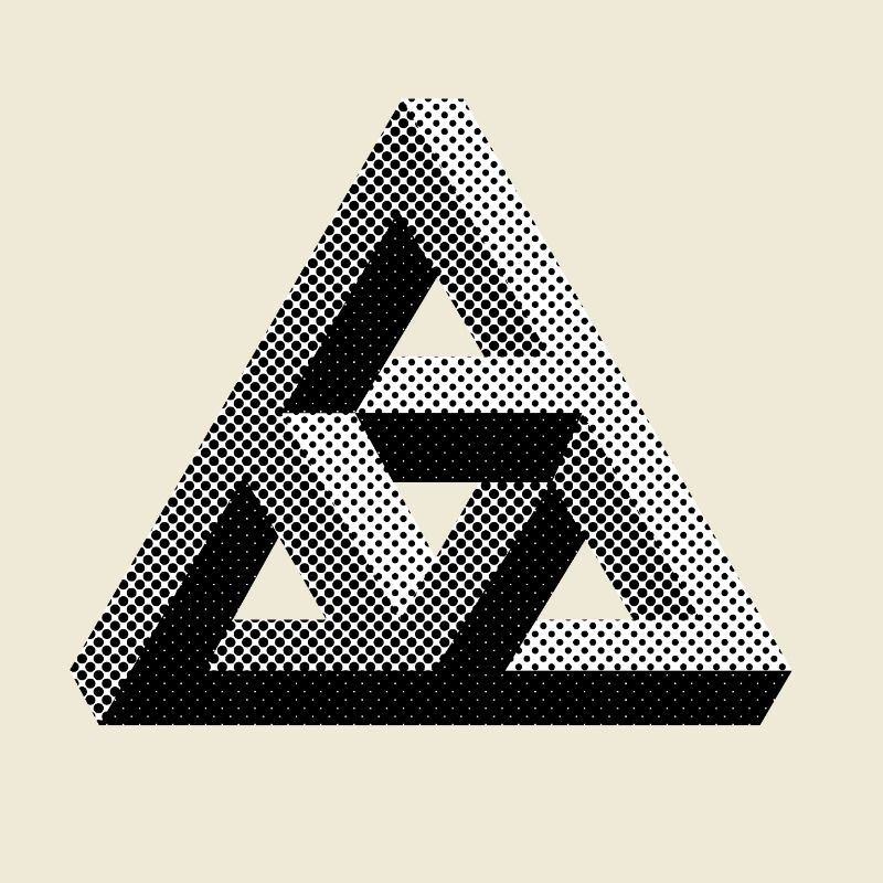Illusions d’optique Design Triangle