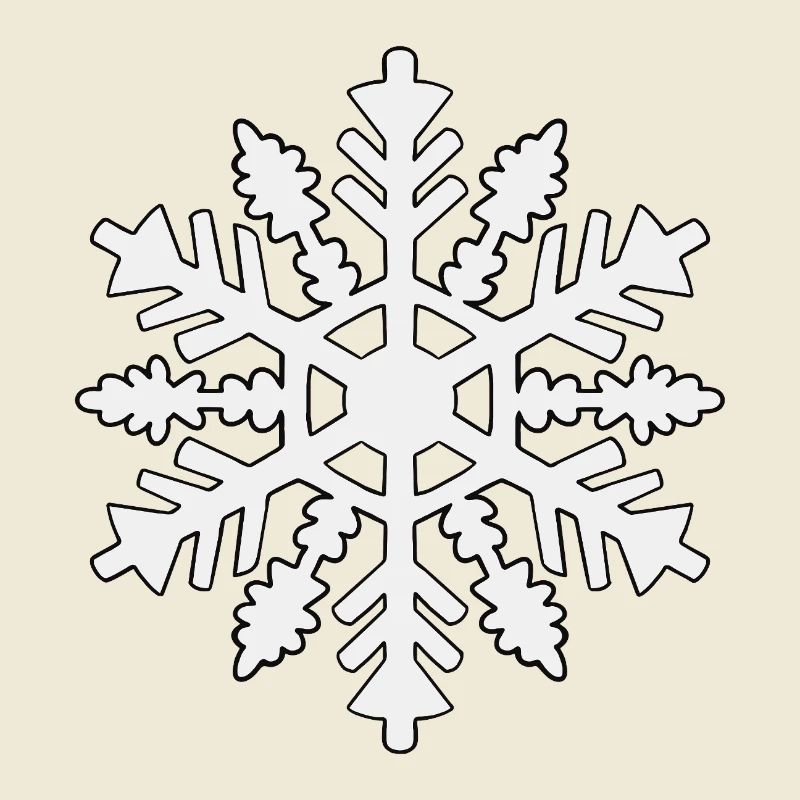 Snowflake Silhouette