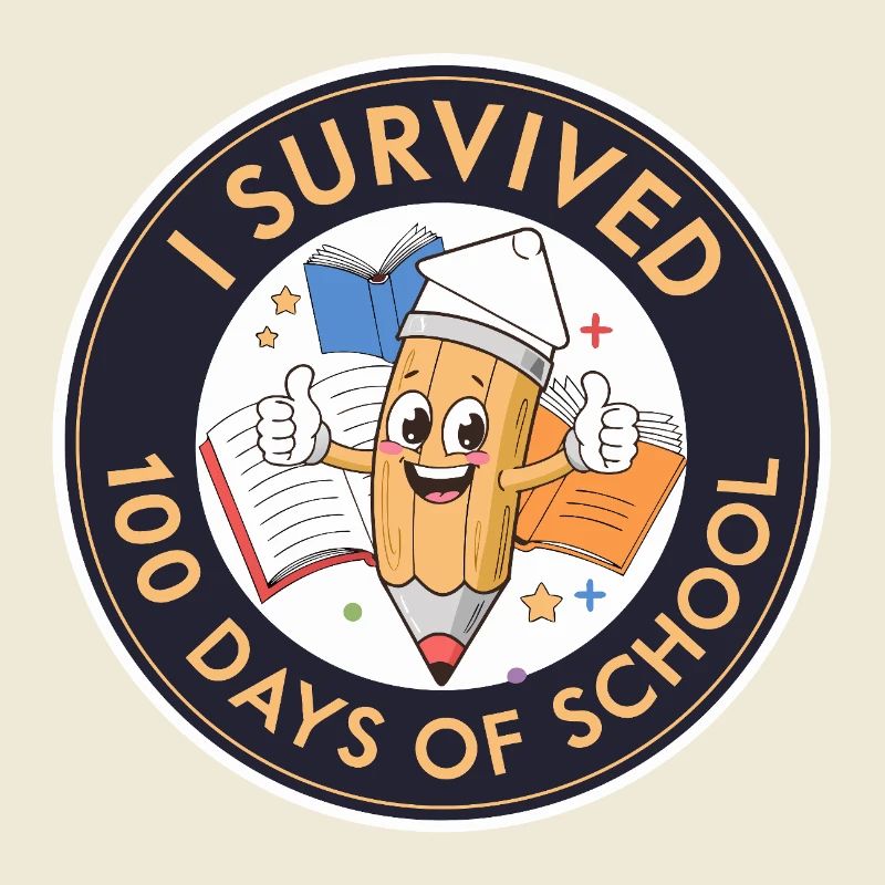 Überlebte 100 Tage Schule