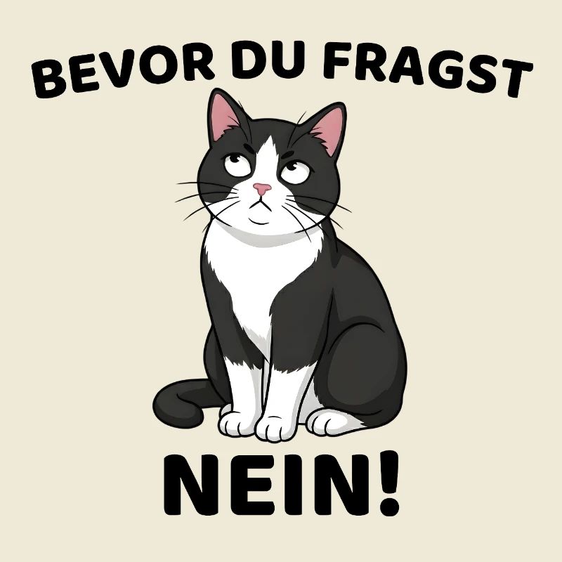 Avant de demander, PAS de chat qui dit
