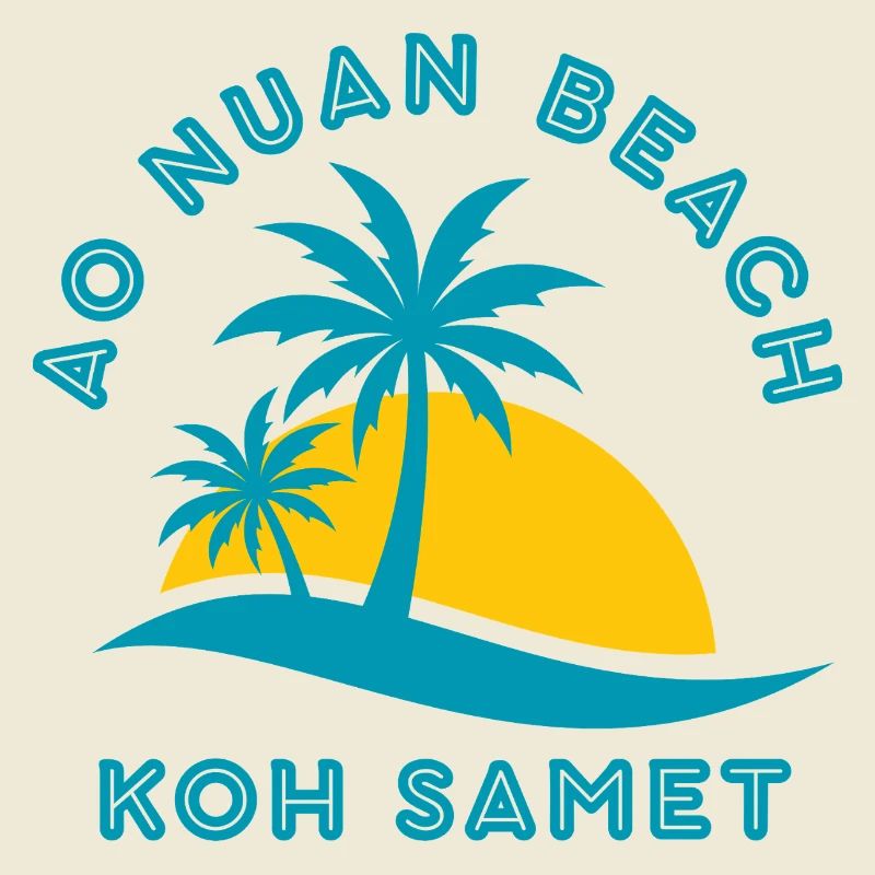 Koh Samet Palm Beach Sunset