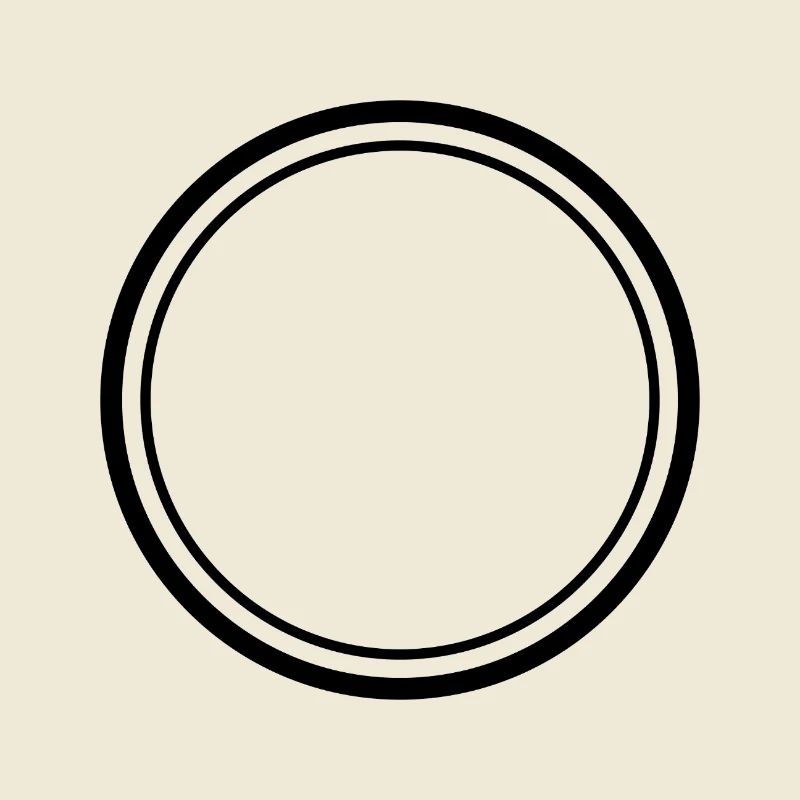 Double Circle Frame