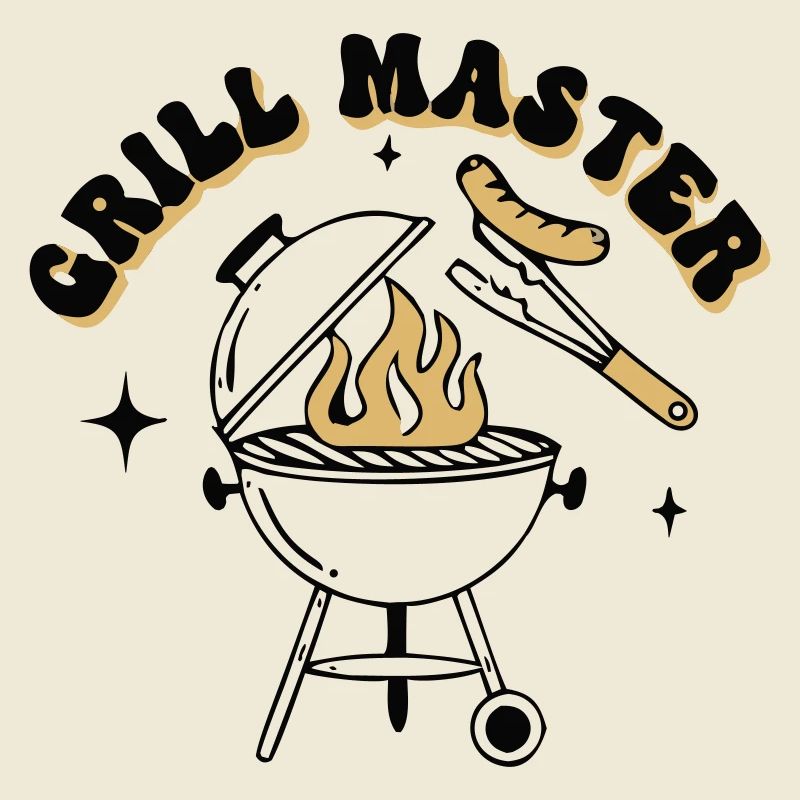 Funny Grill Master BBQ Dad