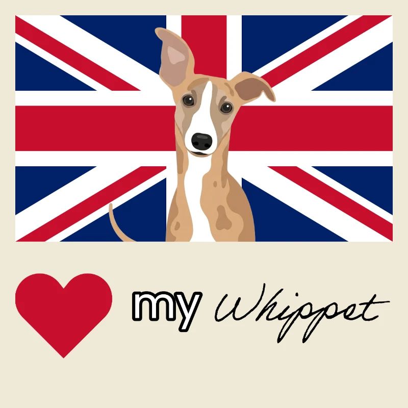 LUVMYWHIPPET (Schwarz)