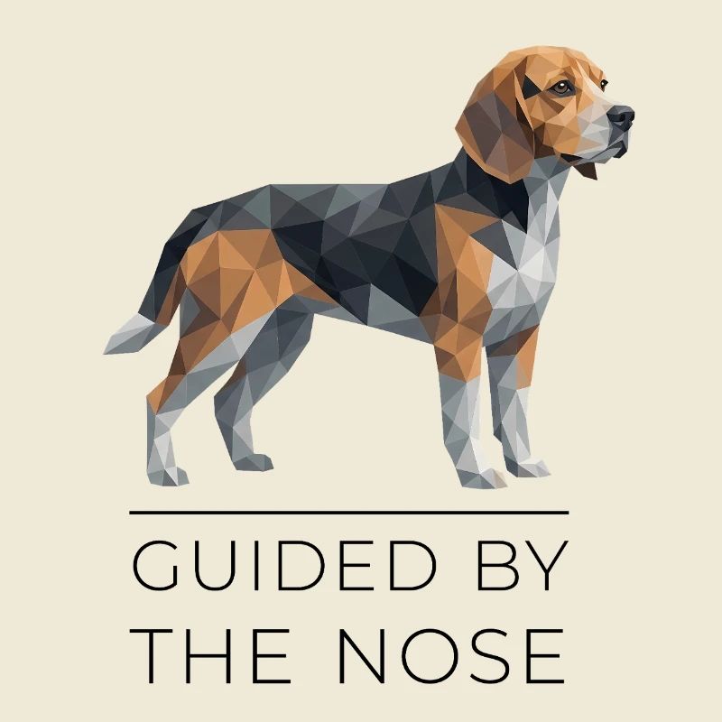 Art Beagle Low-Poly - Guidé par le nez