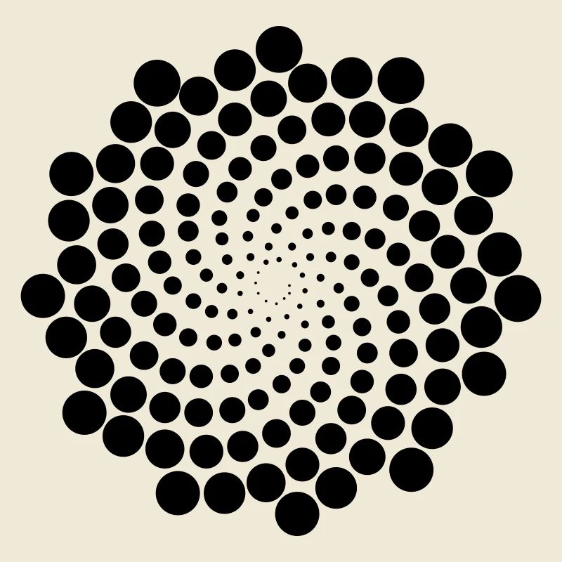 Spirale de point de tourbillon