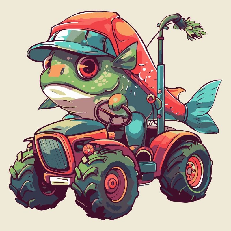 Piranha Fish Tractor Farmer