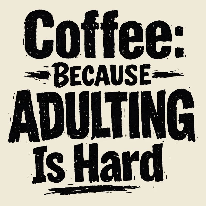 Café parce que l’adulte, c’est dur