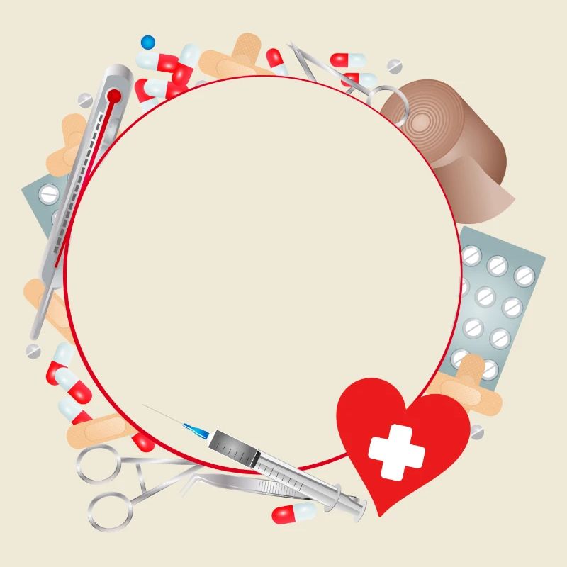 First aid kit or first aid kit as a frame