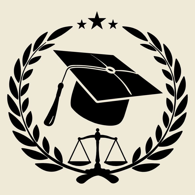 Successful cap logo in laurel wreath