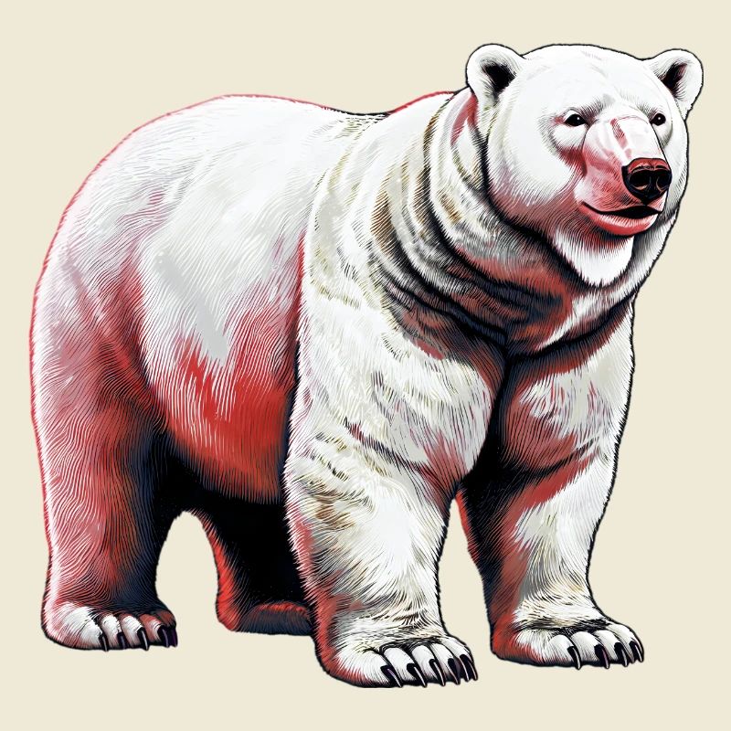 White polar bear