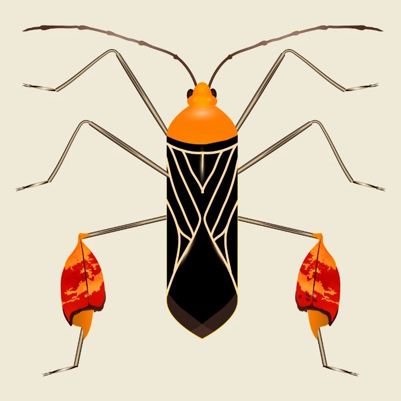 Anisoscelis alipes leaf-footed bug exotic insect