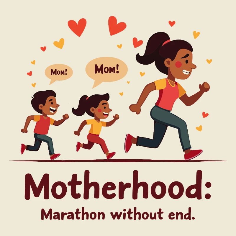 Being a mother: Marathon without end.