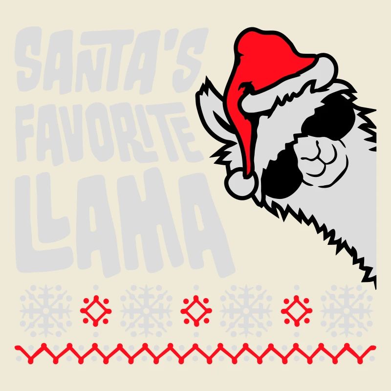 Les lunettes de soleil Llama Cool Side préférées du Père Noël