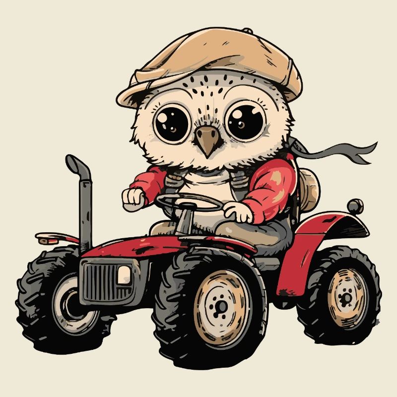 Eule Traktor Farmer