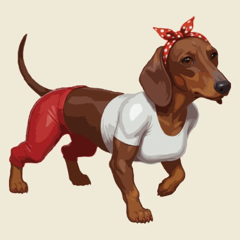 Dackel, Pinup-Dackel,