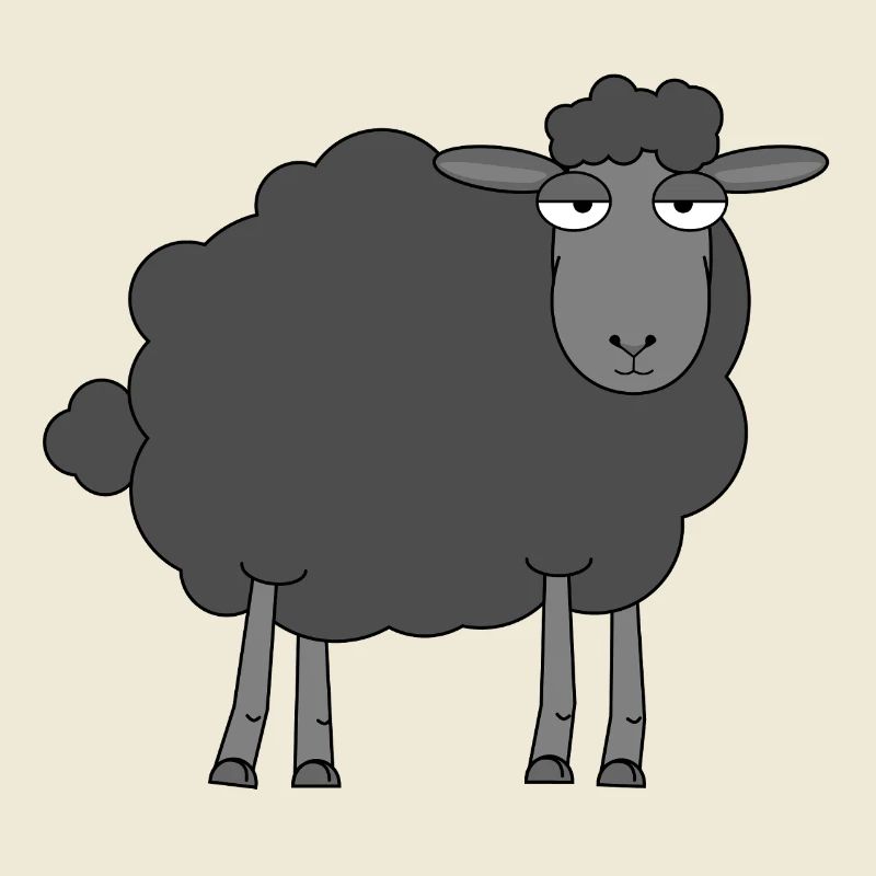 Baaaa-d jusqu’à l’os | Illustration de Black Sheep