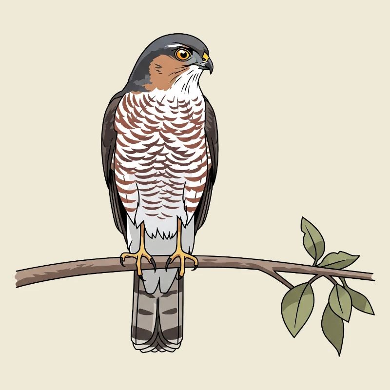 Sperber Greifvogel