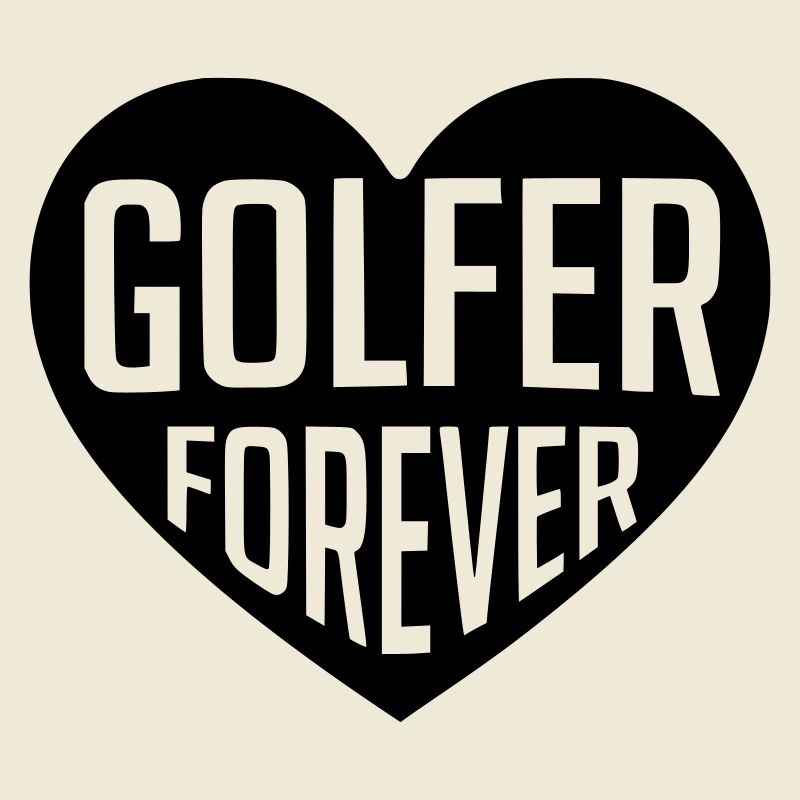Golf - Golfer Forever Herz