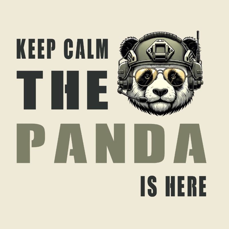 Panda tactique – Restez calme