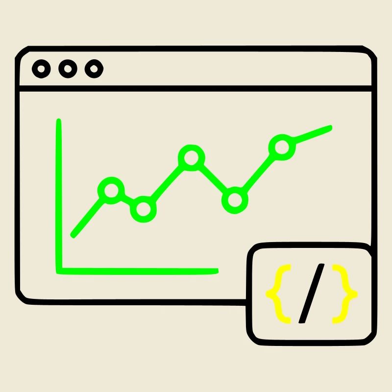 Vecteur de navigation de codage de graphiques d’analyse web