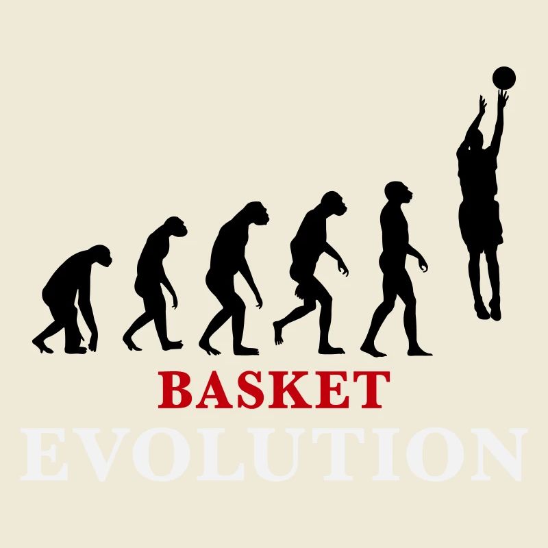 Basket Evolution Sports and humour 3c