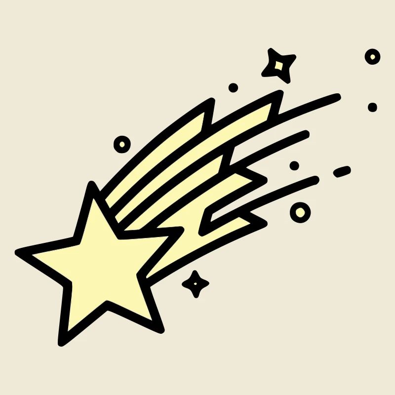 Shooting Star Comet Comic