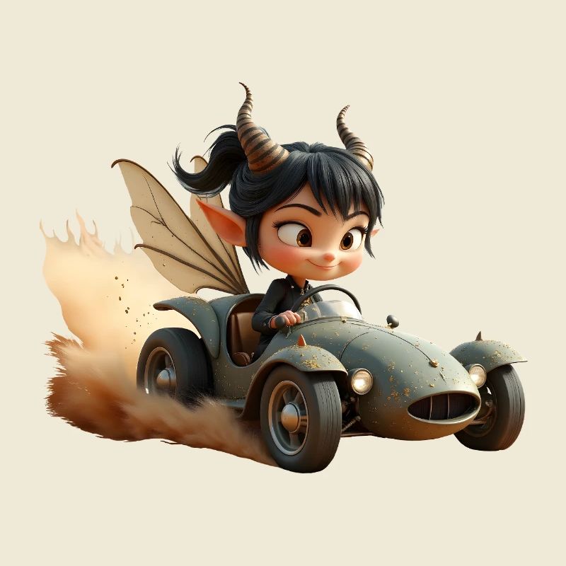 Gobelin d’aventure dans un wagon de sable