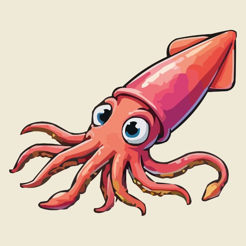 Squid Cartoon