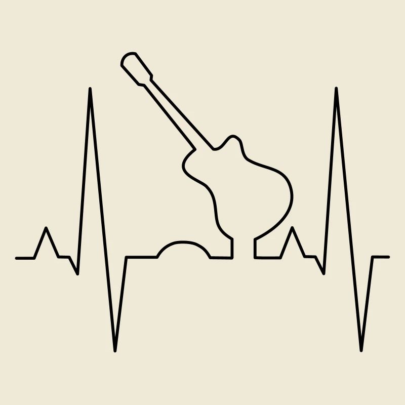 Conception d’impression de guitare