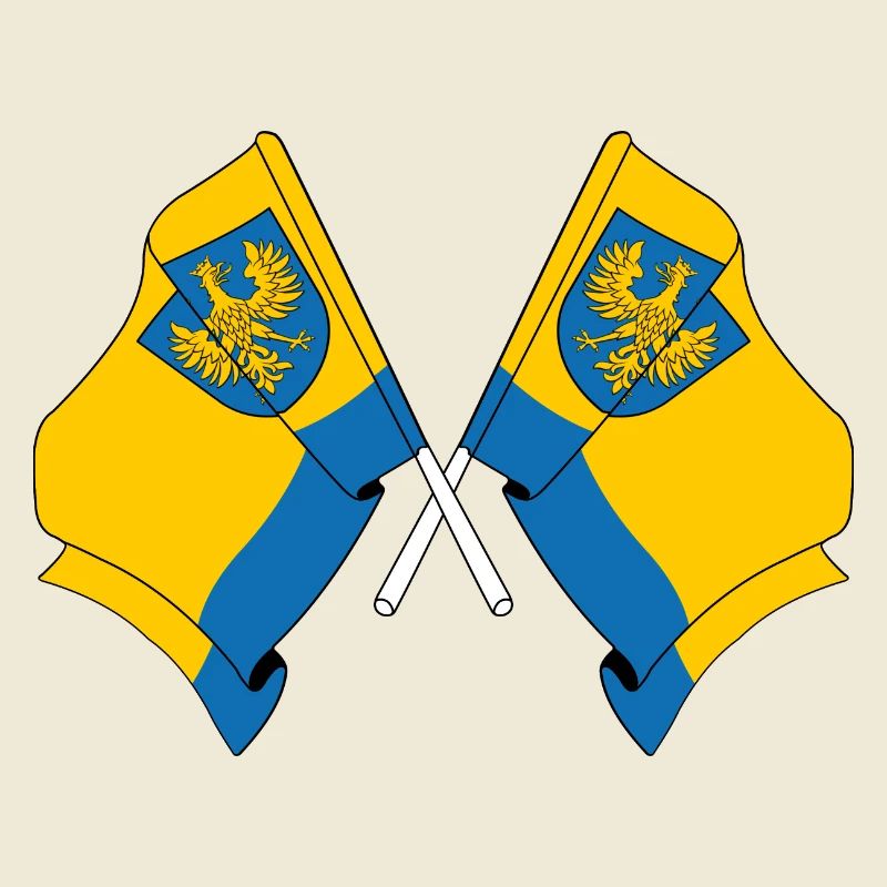 Two flags Opole