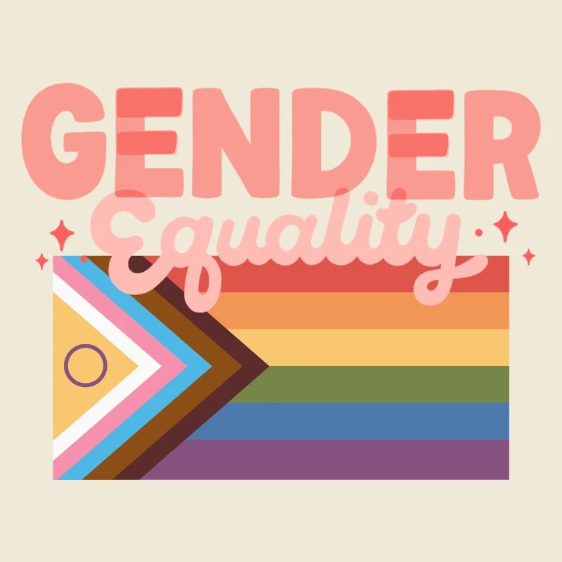 Gender Equality Pride Flag Statement Design CSD