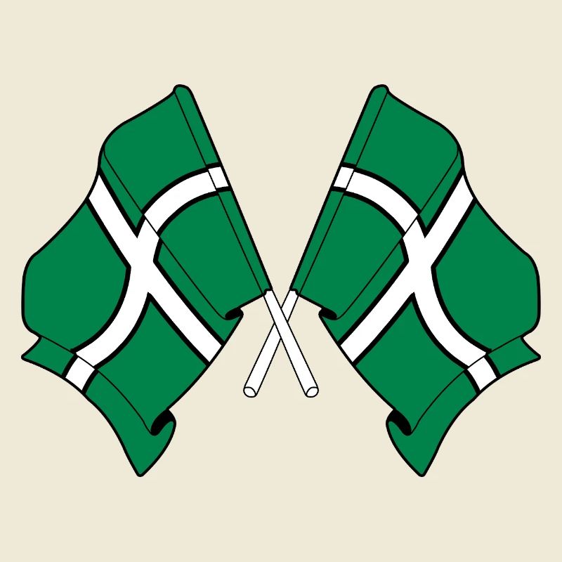 Drapeaux croisés du Devon