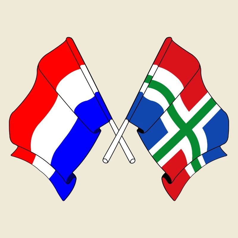 Drapeau Pays-Bas, Groningue