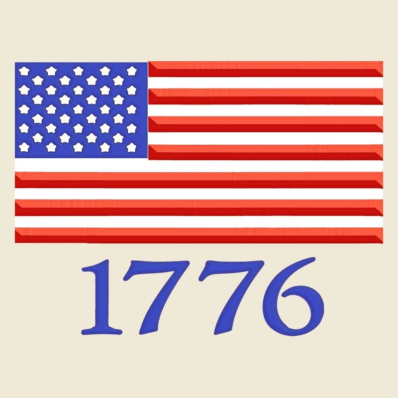 Drapeau américain de 1776 brodé