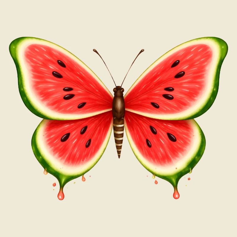Summer Melon Butterfly