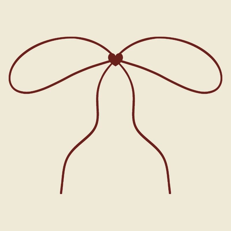 Continuous Bow Line Art