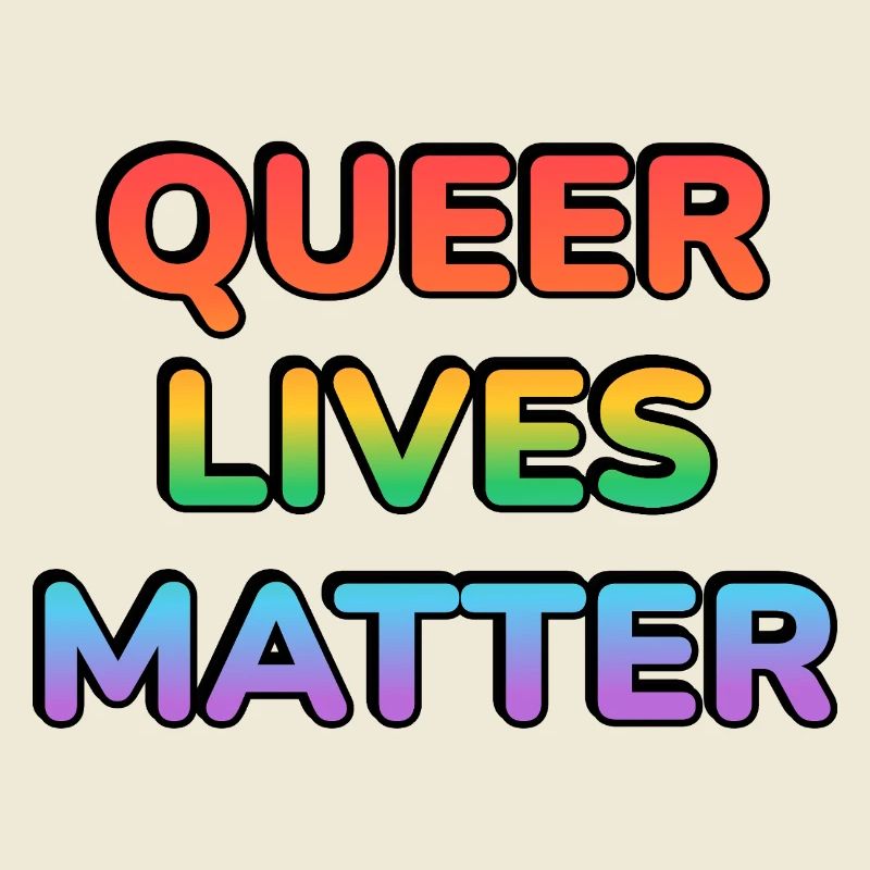 Queer Lives Matter Regenbogen