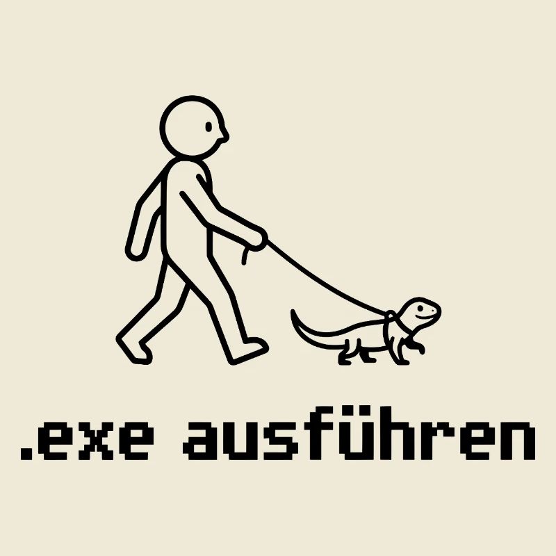 Exe Echse ausfuehren Admin Sysadmin Geschenk