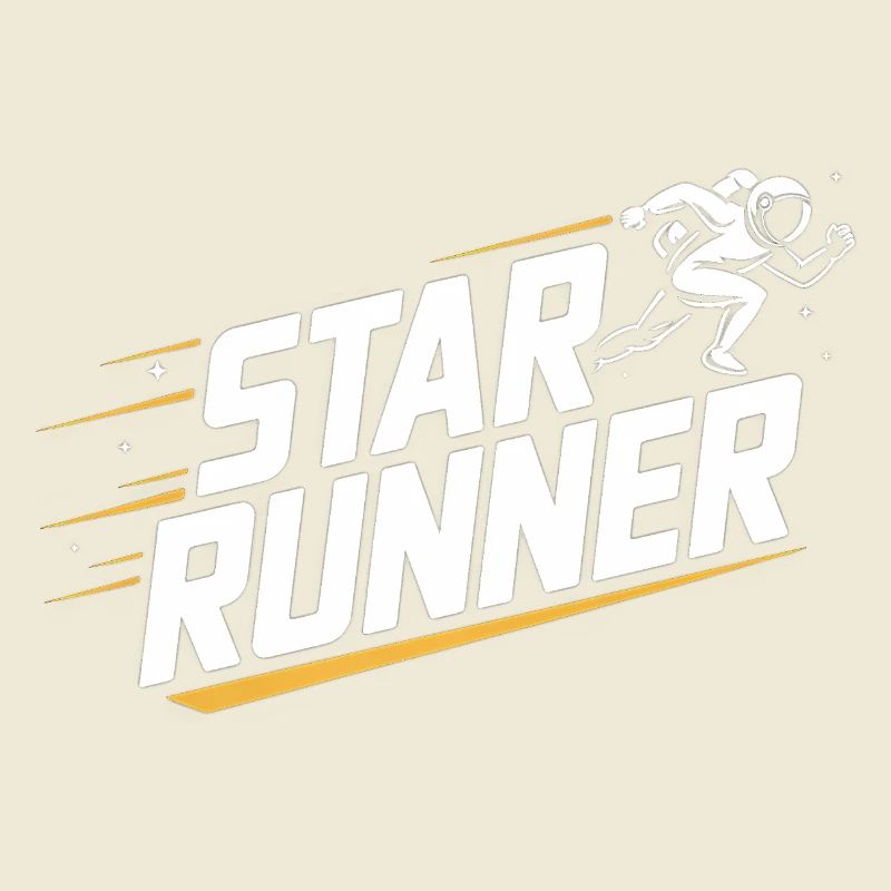 Star Runner - Logo de la course cool
