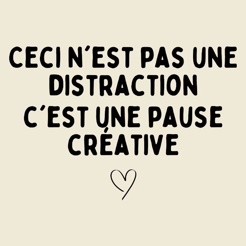 Ceci n'est pas une distraction, c'est une pause