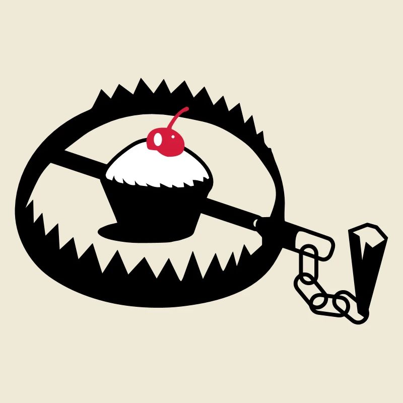 Pièges avec cupcakes