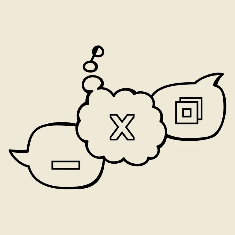 Computer speech bubbles