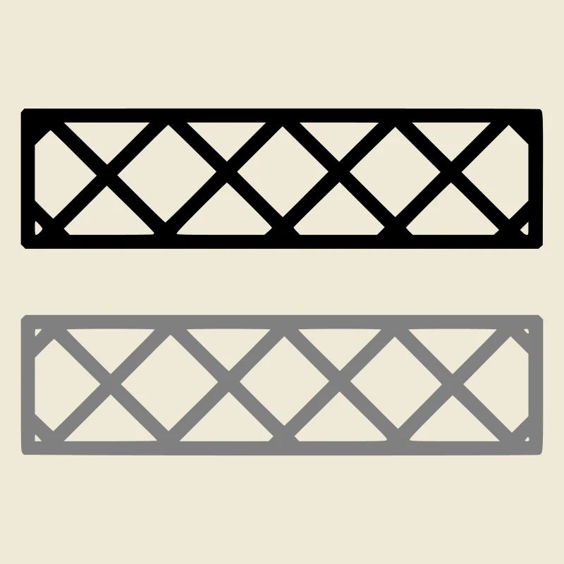 Fence Grid Pattern Frame