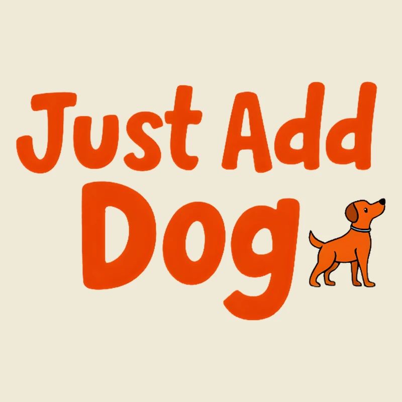 Ajoutez simplement l’impression de chien