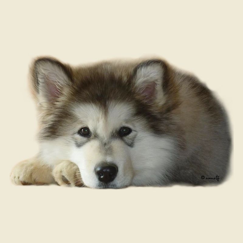 Chiot malamute Maia