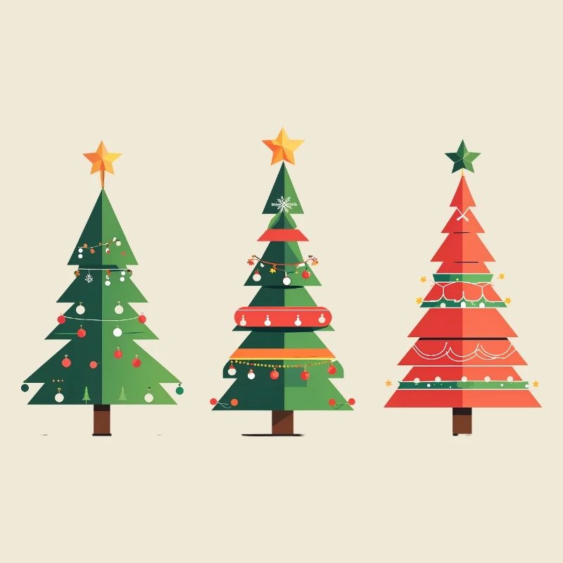 Triple Christmas Tree Pattern