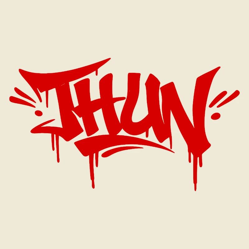 Thun Graffiti Tag rouge