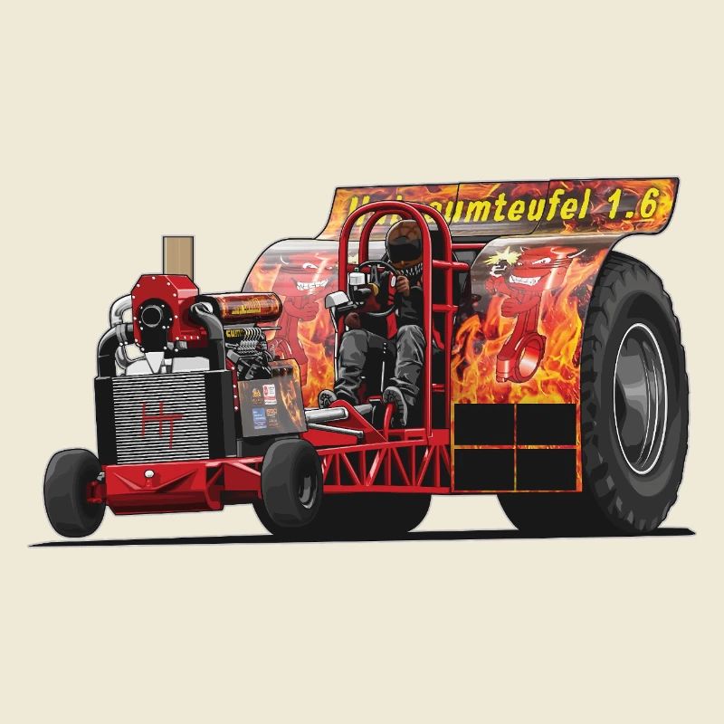 Tractor Pulling // Illustration