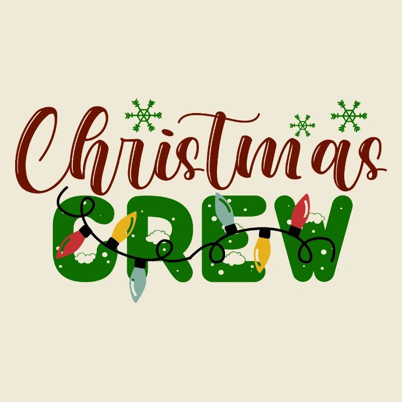 Christmas Crew Holiday Pattern